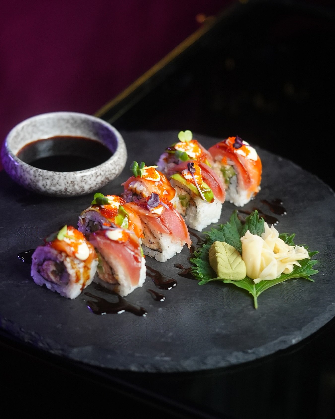 Signature sushi at Euphoria